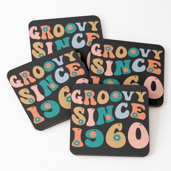 Item preview, Groovy Since 1960 | Made In 1960 | Retro 1960 Birthday | Retro Groovy designed and sold by AMINE  ★★★★★.