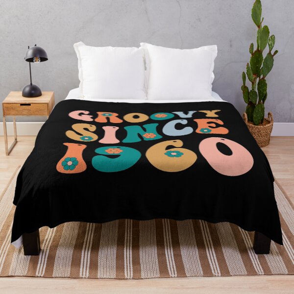 Item preview, Groovy Since 1960 | Made In 1960 | Retro 1960 Birthday | Retro Groovy designed and sold by AMINE ★★★★★.
