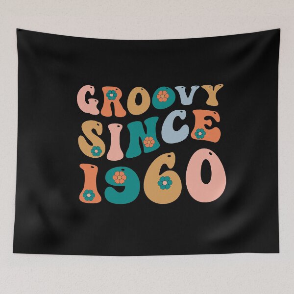Artikelvorschau, Groovy seit 1960 | Hergestellt im Jahr 1960 | Retro 1960 Geburtstag | Retro-Groove entworfen und verkauft von AMINE  ★★★★★.