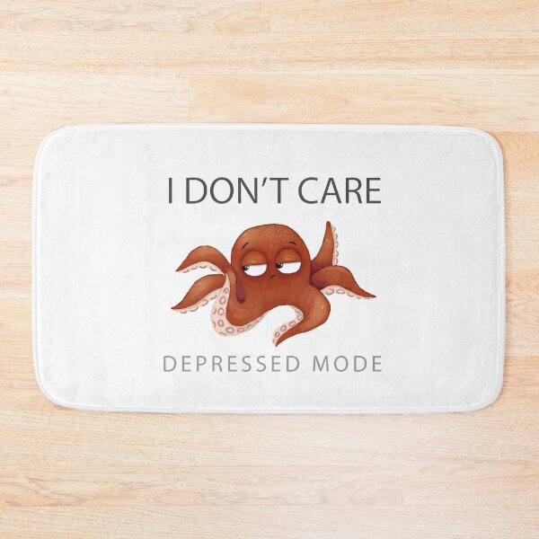 Item preview, I don't care / Depressed Mode / Depressed OCTOPUS designed and sold by studiotomris.