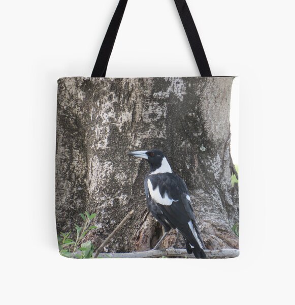 Australian Magpie All Over Print Tote Bag