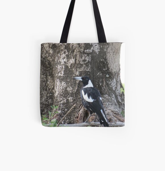 Australian Magpie All Over Print Tote Bag