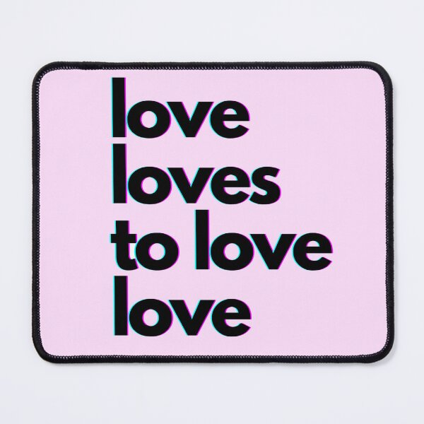 Item preview, Love Loves to Love Love, James Joyce in pink! designed and sold by dusie.