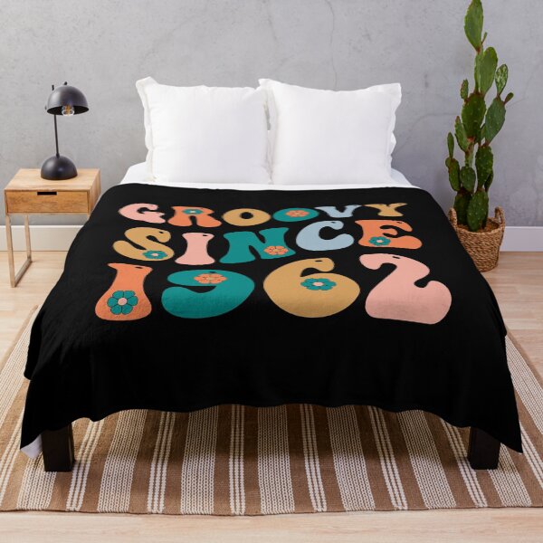 Item preview, Groovy Since 1962 | Made In 1962 | Retro 1962 Birthday | Retro Groovy designed and sold by AMINE  ★★★★★.