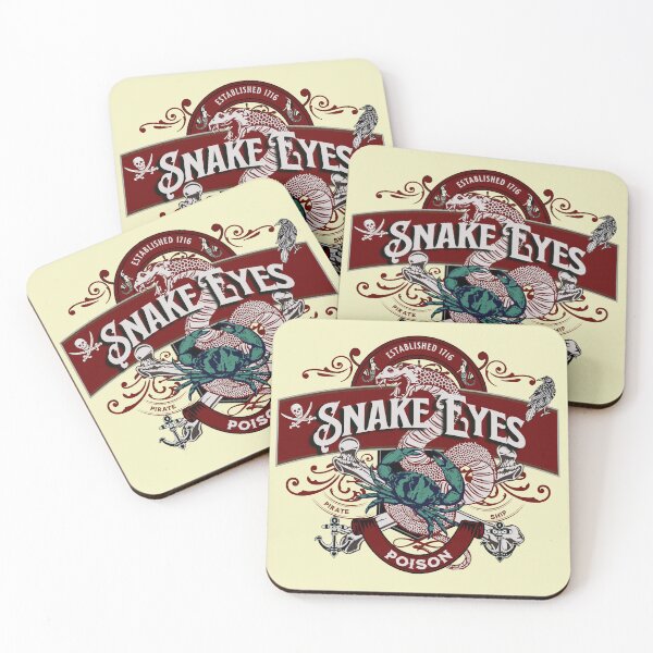 Item preview, Snake Eyes Pirate Red designed and sold by Emeris.