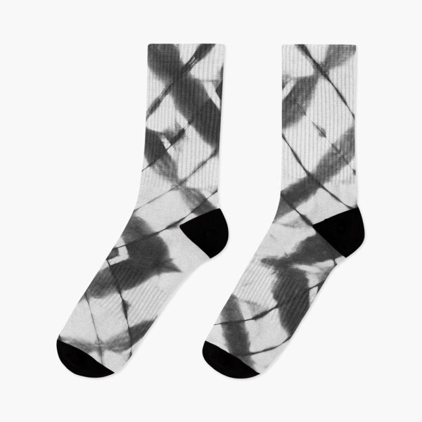 Item preview, Shibori itajime tie dyed black and white designed and sold by marufemia.