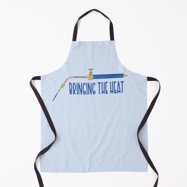 Item preview, Bringing the heat blue jewelry torch soldering tools metalsmith humor meme t-shirt designed and sold by MetalicBabe.