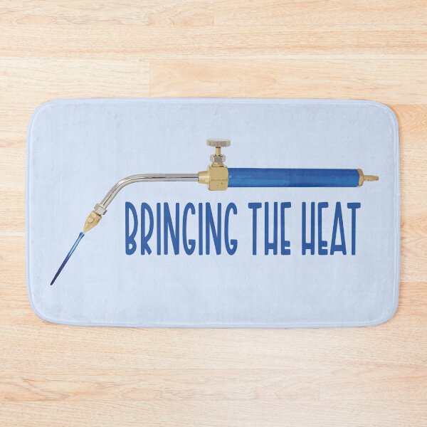 Item preview, Bringing the heat blue jewelry torch soldering tools metalsmith humor meme t-shirt designed and sold by MetalicBabe.