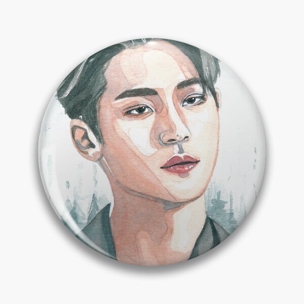 Item preview, Kim Mingyu SEVENTEEN Watercolour Painting designed and sold by NiamhYoungArt.