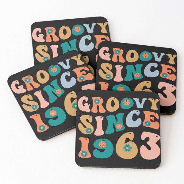 Item preview, Groovy Since 1963 | 61th Birthday | Retro Groovy Birthday designed and sold by AMINE  ★★★★★.