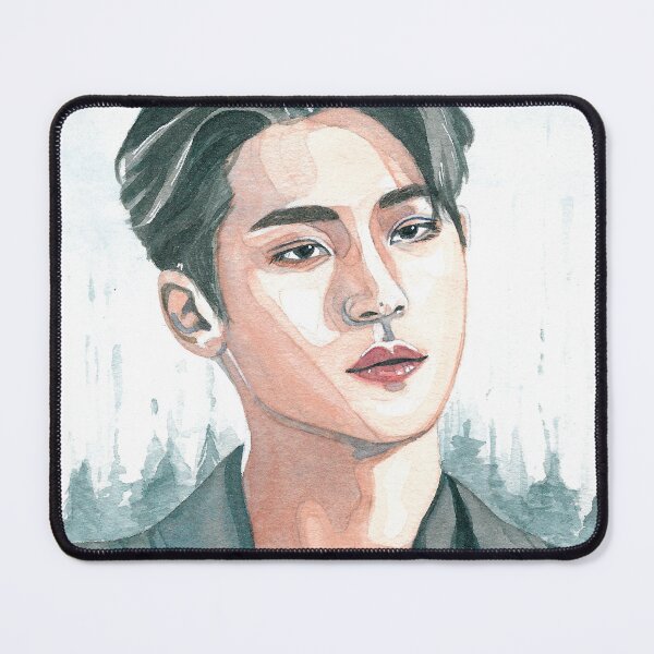 Item preview, Kim Mingyu SEVENTEEN Watercolour Painting designed and sold by NiamhYoungArt.