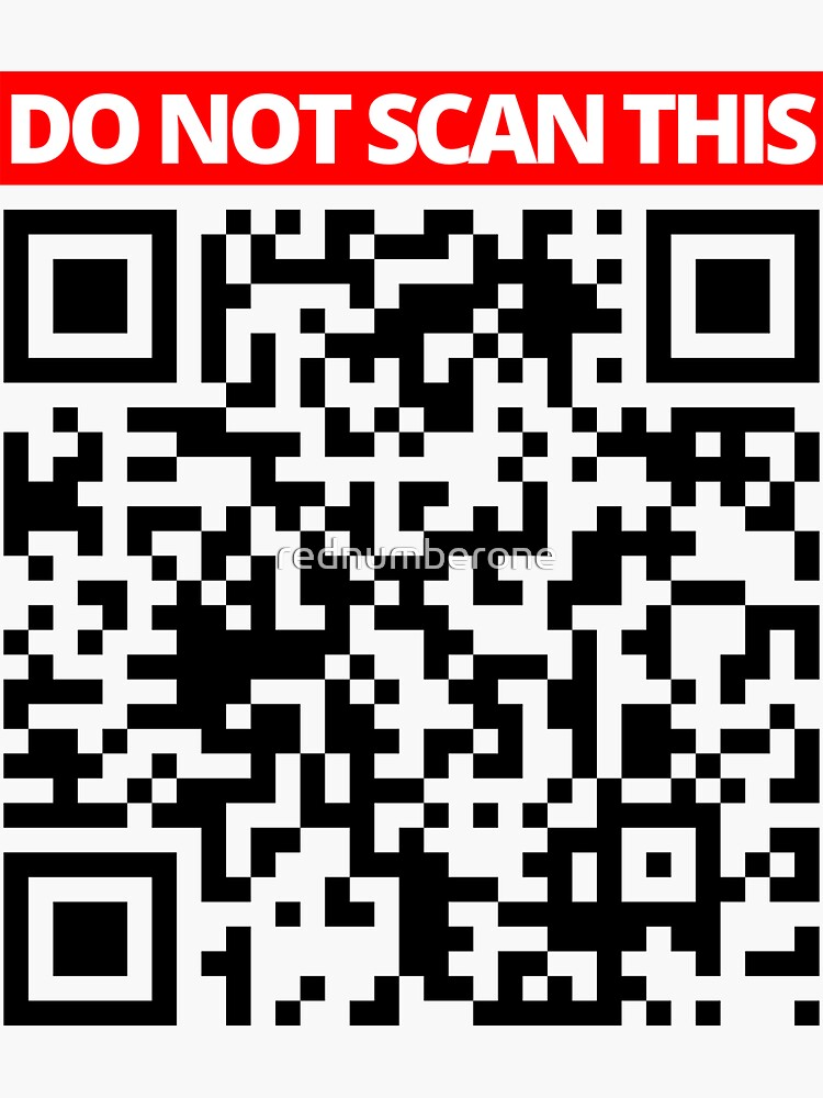 QR Code Rick Roll  Link Prank | Poster