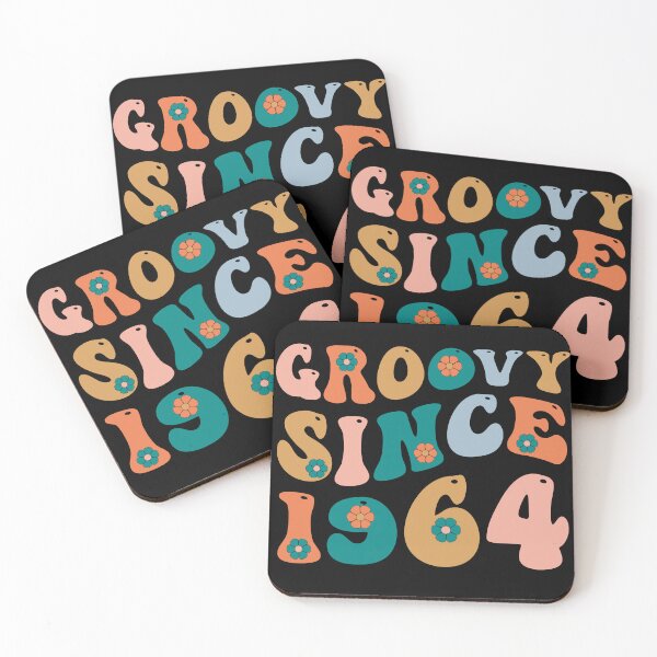 Item preview, Groovy Since 1964 | Made In 1964 | Retro 1964 Birthday | Retro Groovy designed and sold by AMINE  ★★★★★.