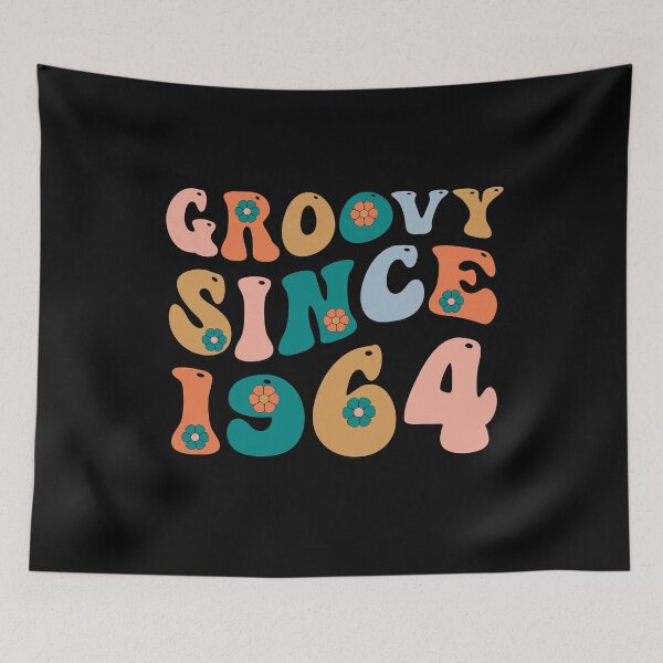 Item preview, Groovy Since 1964 | Made In 1964 | Retro 1964 Birthday | Retro Groovy designed and sold by AMINE  ★★★★★.