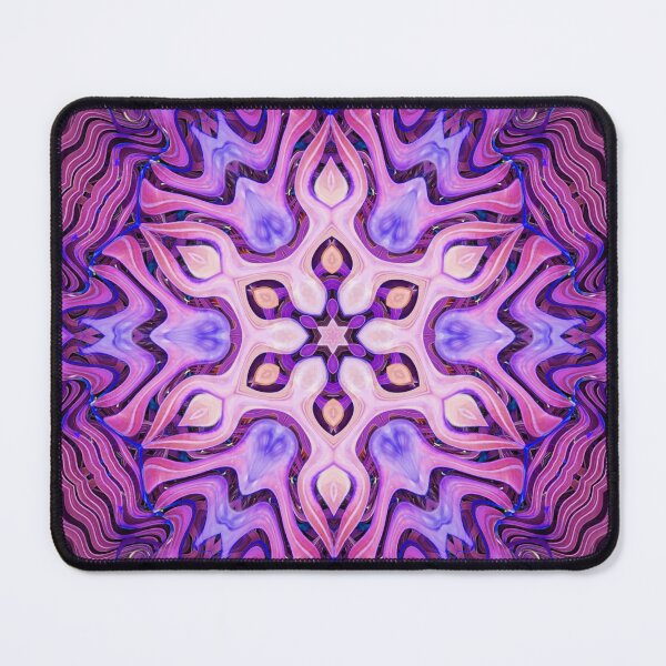 Item preview, Boho Vibes Abstract Mandala Maximalism Hippie Style Eclectic Mix of Purple Blue Pink Lilac 9 of 16 designed and sold by Beachy.