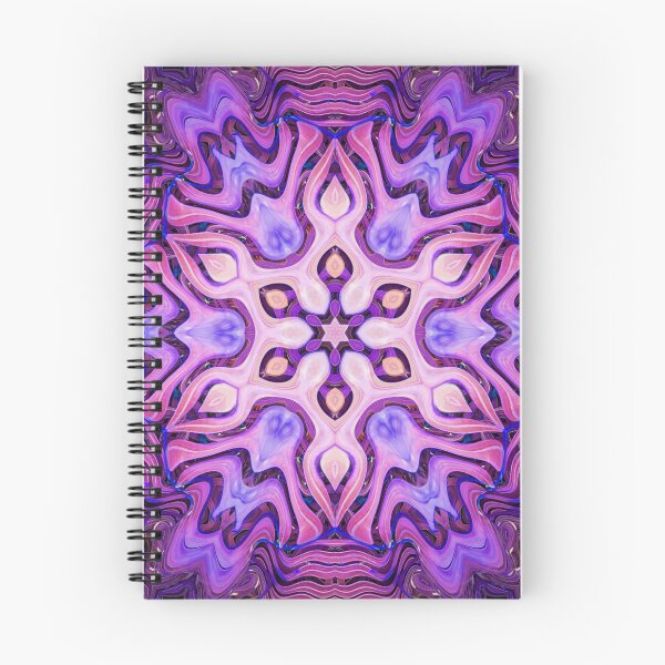 Item preview, Boho Vibes Abstract Mandala Maximalism Hippie Style Eclectic Mix of Purple Blue Pink Lilac 9 of 16 designed and sold by Beachy.