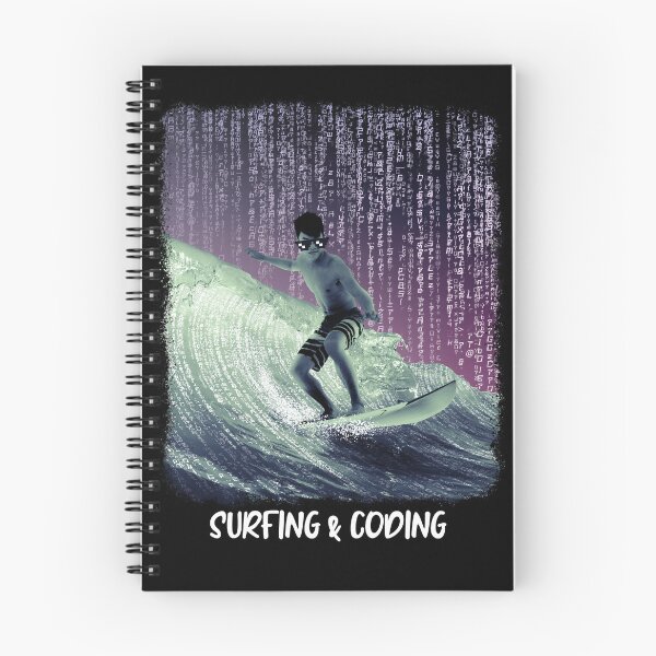 Artikelvorschau, Surfing & Coding entworfen und verkauft von Shirtey.