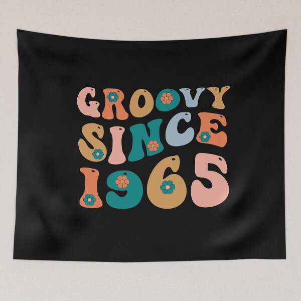 Item preview, Groovy Since 1965 | Made In 1965 | Retro 1965 Birthday | Retro Groovy designed and sold by AMINE  ★★★★★.