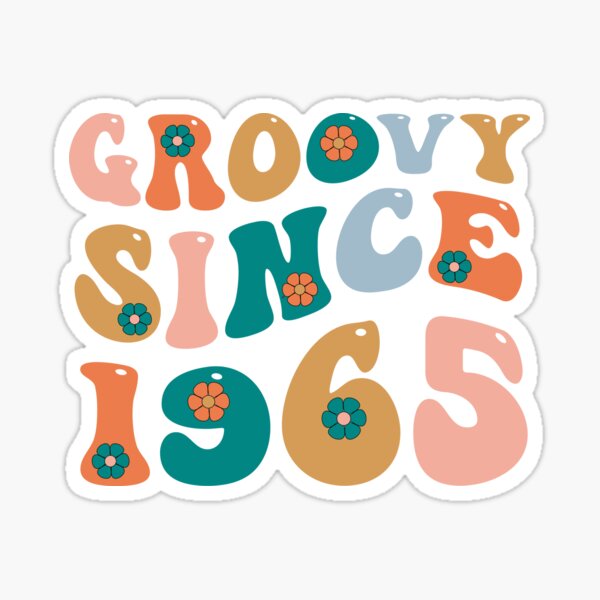 Artikel-Vorschau von Groovy seit 1965 | Hergestellt im Jahr 1965 | Retro 1965 Geburtstag | Retro-Groove, designt und verkauft von AMINE  ★★★★★.