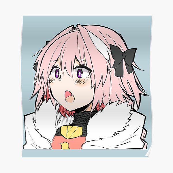 "Astolfo" Poster for Sale by BreannaKi | Redbubble