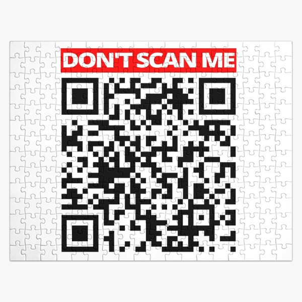 SCAN ME Prank Rick roll  video never gonna give you up QR