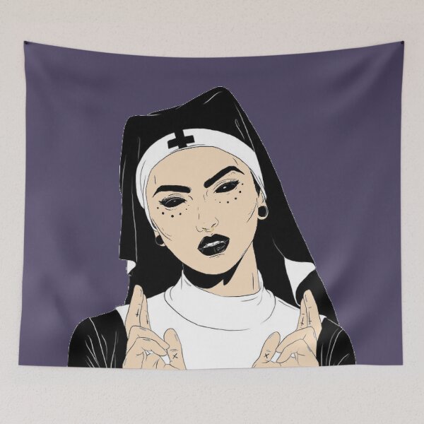 Item preview, Sassy nun | unholy nun | monastery nun designed and sold by Vibe Vault.