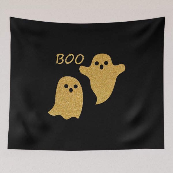Item preview, Aesthetic gold glitter halloween ghost designed and sold by Omar Ciao.