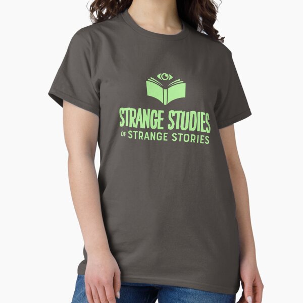 Artikel-Vorschau von Strange Studies of Strange Stories Logo und Titel - Grün, designt und verkauft von WitchHouseMedia.