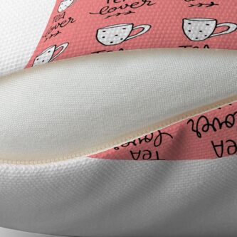 Alternate view of Tea Lover Throw Pillow