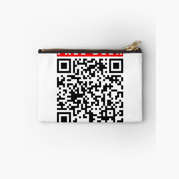Item preview, Free Beer Prank Rick roll Youtube video never gonna give you up QR code designed and sold by rednumberone.