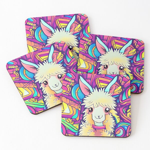 Item preview, Color kawaii llama designed and sold by GOLDENLIONPERU.