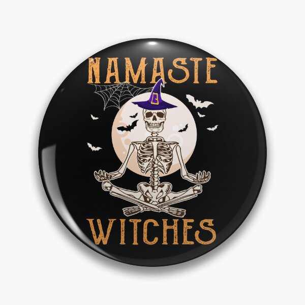 Item preview, Halloween Yoga Namaste Witches Skeleton Funny designed and sold by NgocCong.
