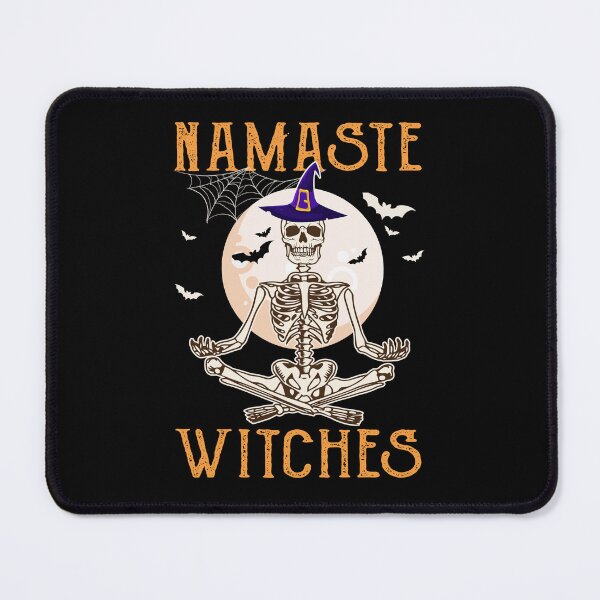 Item preview, Halloween Yoga Namaste Witches Skeleton Funny designed and sold by NgocCong.
