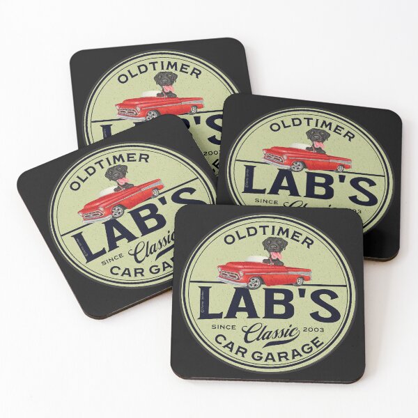 Item preview, Labrador Retriever Old Timer Car Garage designed and sold by Danny Gordon.
