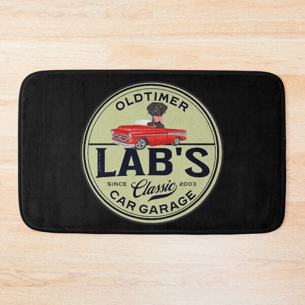Item preview, Labrador Retriever Old Timer Car Garage designed and sold by Danny Gordon.
