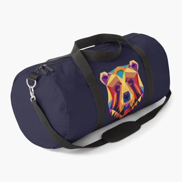 Item preview, Colourful Bear, vector art print designed and sold by ThePurpleMelon.