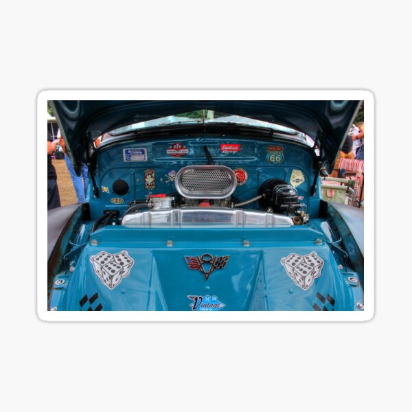 "Engine Bay Stickers" Sticker for Sale by ViczS Redbubble
