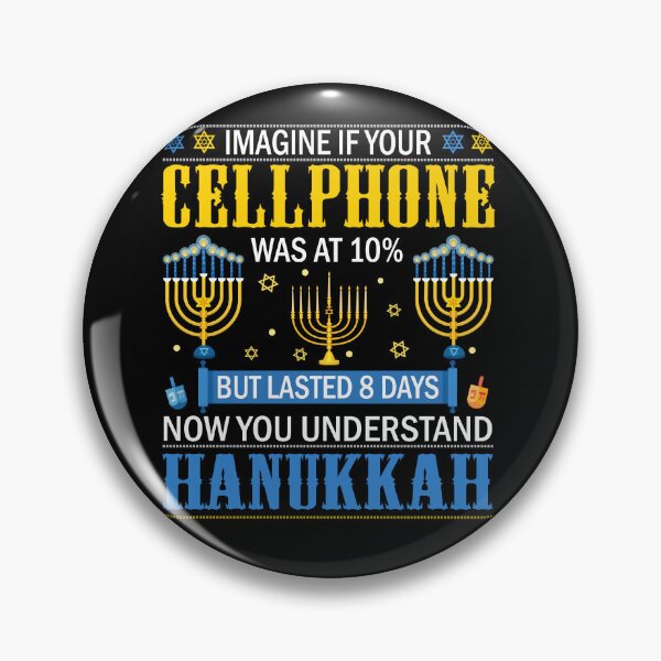 Item preview, Happy Challah Days Celebrating Chanukah Imagine If Your Cellphone designed and sold by NgocCong.