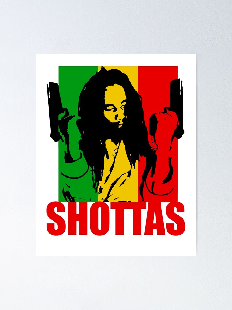 Shottas Movie Reggae Marley Basic Novelty Tees Graphics Female Funny |  Poster