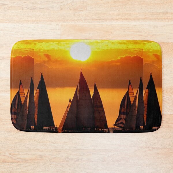 Item preview, BEAUTIFUL SUNSET OVER THE BOATS designed and sold by MJ96-PRO.