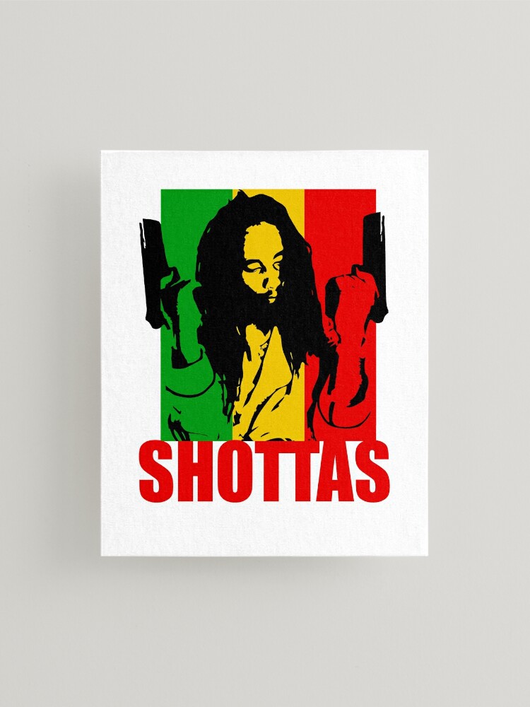 Shottas Movie Reggae Marley Basic Novelty Tees Graphics Female Funny |  Mounted Print