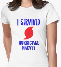 I Survived Hurricane Harvey Women's Fitted T-Shirt