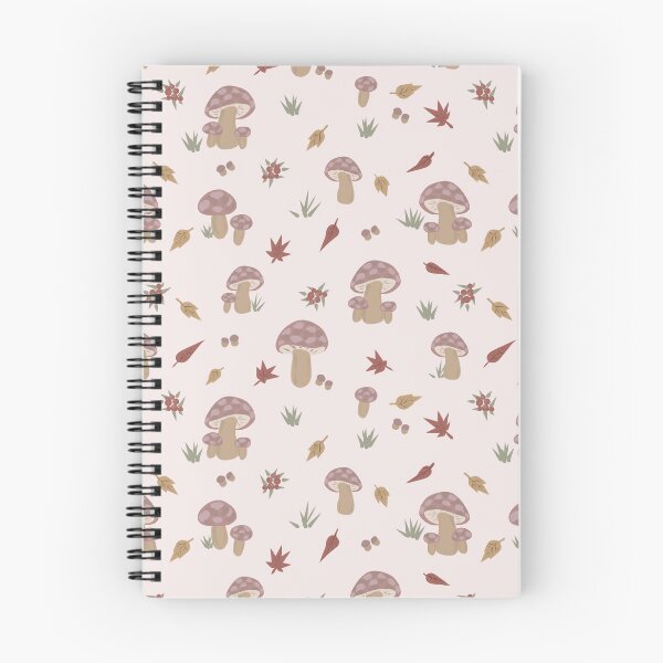 Item preview, Mushrooms and leaves, autumn pattern    designed and sold by RoseMaryWP.