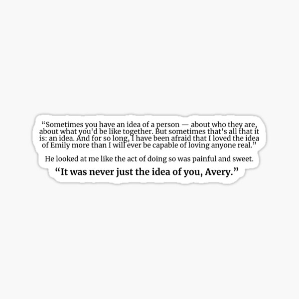Item preview, never just the idea of you- the inheritance games  designed and sold by vegax.
