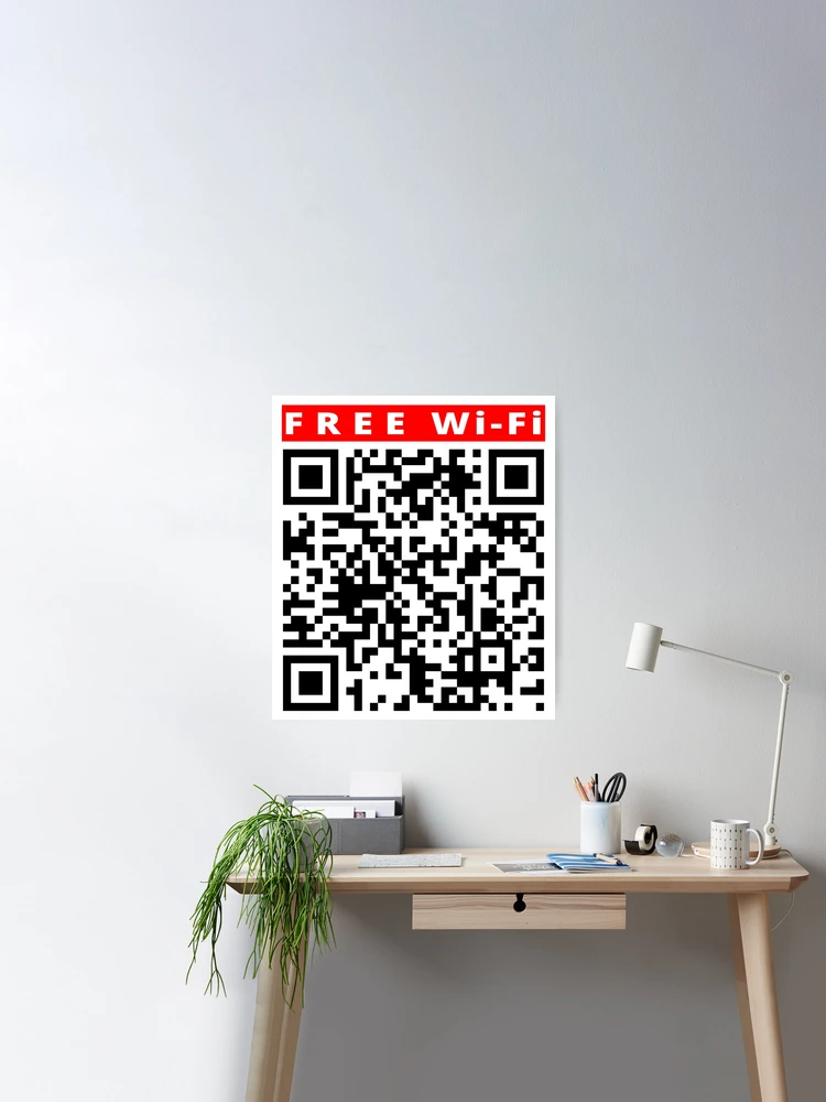 Free Wifi QR Code Rickroll by LincDaPro