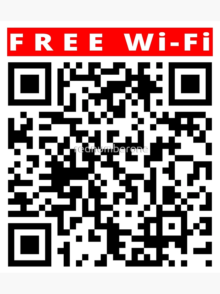 Free Wifi QR Code Rickroll by LincDaPro