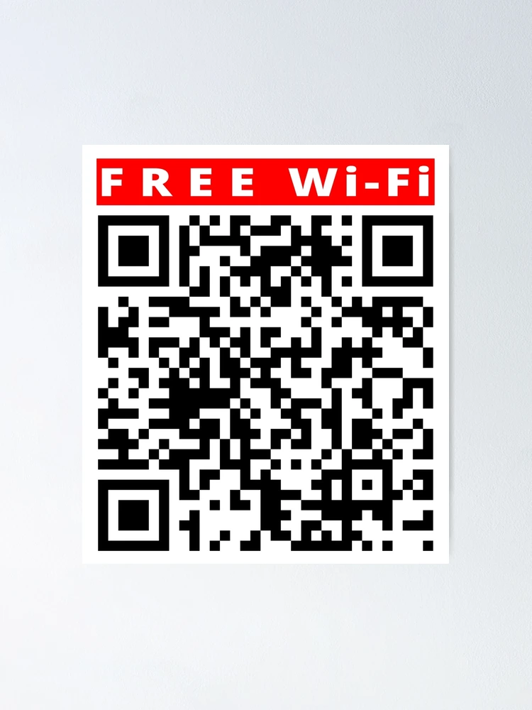 Free Wifi QR Code Rickroll by LincDaPro