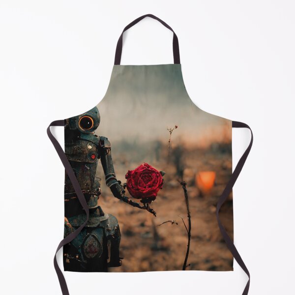 Item preview, Robot with a rose in his hand. designed and sold by Maniock.