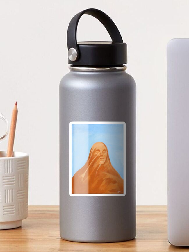 Thumbnail 1 of 3, Sticker, Mountain designed and sold by RevScarecrow.
