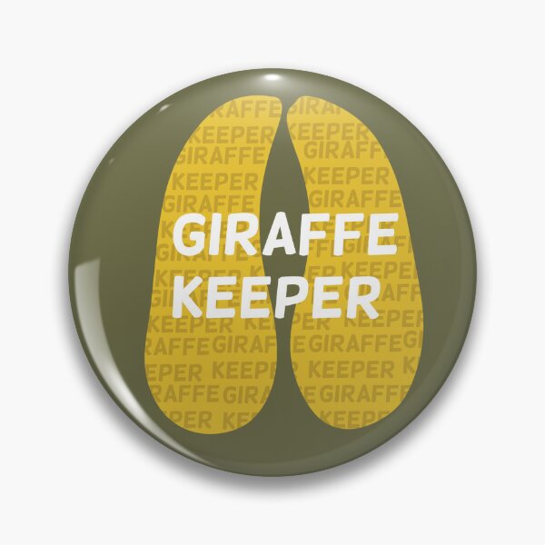 Item preview, Giraffe Keeper Hoofprint,Giraffe Keeper Hoofprint Design – Wildlife Care and Conservation Artwork designed and sold by PrettylittlepastelUk.